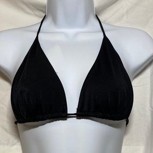 basic black bikini top